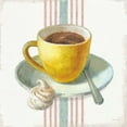 thumbnail image 3 of Nai, Danhui 15x15 Black Modern Framed Museum Art Print Titled - Wake Me Up Coffee IV with Stripes, 3 of 5