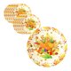 thumbnail image 2 of Vajilla de papel, decoraciones navideñas, juego de 10 piezas para el Día de Acción de Gracias, artículos para fiestas, platos desechables con estampado de cosechas otoñales, perfectos para cenas de ot, 2 of 6