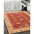 thumbnail image 2 of Ahgly Company Indoor Square Abstract Orange Oriental Area Rugs, 3' Square, 2 of 6