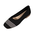 thumbnail image 2 of Willtoo Women's Casual Flat Shoes Breathable Knit Slip On Comfortable Ballet for Daily Wear Spring Summer, 2 of 7