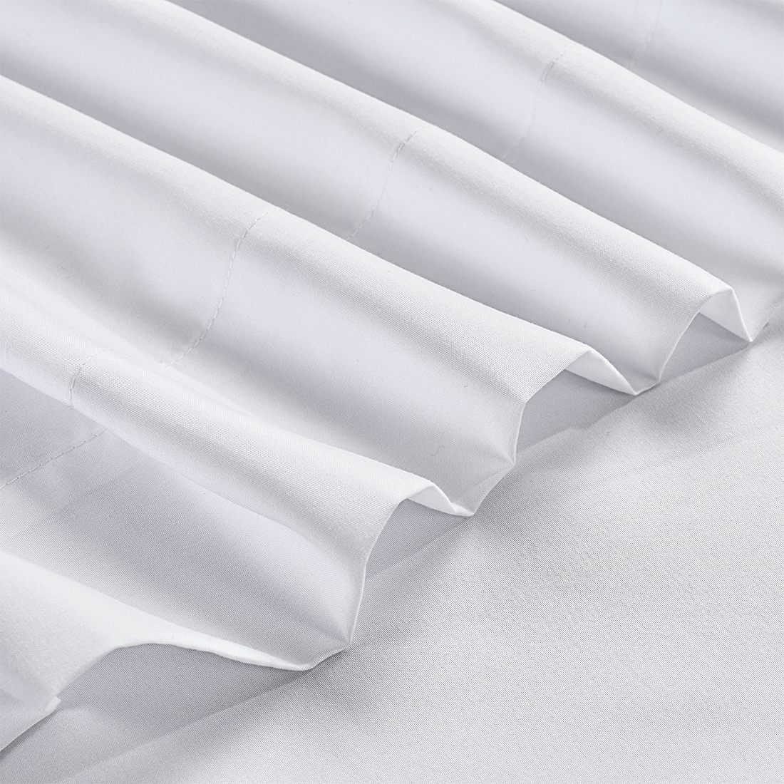 Z-HOM 4-Piece Queen Cooling Sheet Set, White photo 6
