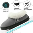 thumbnail image 5 of Ablanczoom Slippers for Women House Shoes Winter: Comfy Memory Foam No-slip Womens Loafer Slippers with Fuzzy Faux Fur Indoors Outdoors, 5 of 8