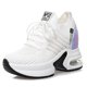 thumbnail image 1 of 2023 Zapatillas Gruesas De Las Mujeres Zapatos Para Correr 9cm Tenis De Plataforma De Cuña Señoras Entrenadores Blanco Purpurina Deporte Al Aire Libre Femenino, 1 of 4