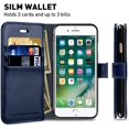 thumbnail image 3 of iPhone 6 Wallet Case/iPhone 6s Wallet Case,4.7-inch, MONASAY [Glass Screen Protector Included] Flip Folio Leather Cell, 3 of 5