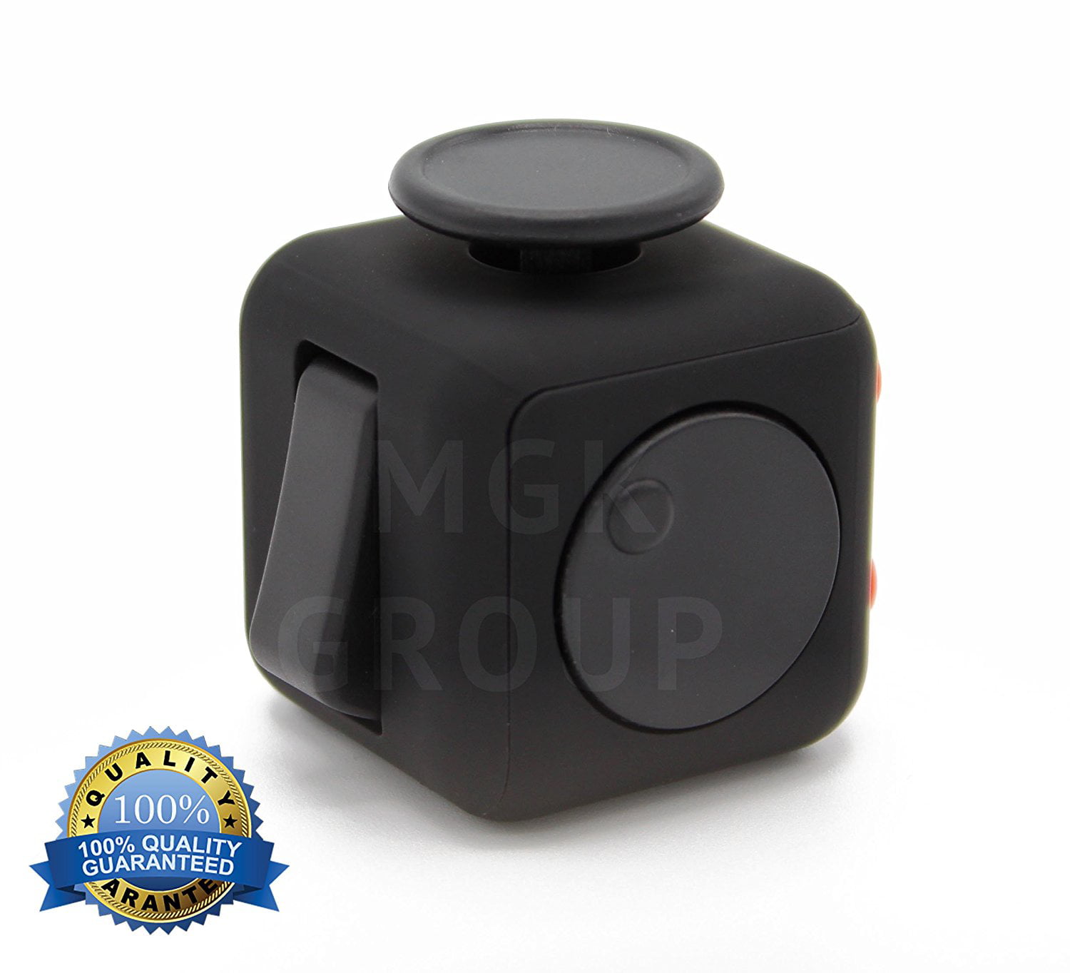 Fidget Cube For Fidgeters Relieve Stress Anxiety And Boredom For Children And Adults Black Color Walmart Com Walmart Com