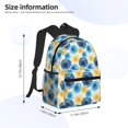 thumbnail image 4 of Picia Circular Large Capacity Backpack Classic Style Backpack Casual Backpack Water-Resistant School Work Travel Outdoor Backpack, 4 of 8