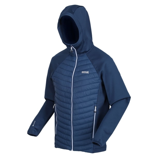 Regatta - Chaqueta Andreson VII Hybrid para Hombre (Azul Almirante, Verde Pacífico)