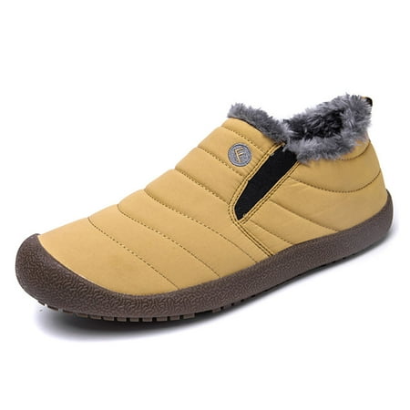 

Element & Stitch Womens Womens Comfortable Memory Foam Slippers Plush Fleece Lined House Shoes Anti-Skid Rubber Sole Indoor Outdoor Slipper