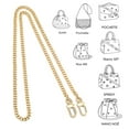 thumbnail image 3 of Correa de cadena plana Cadenas para bolsos Accesorios Correas para bolsos Correas de repuesto para cuerpo cruzado de hombro, 3 of 6