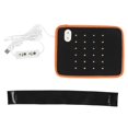 thumbnail image 1 of Infrared Light Therapy Belt 620+650+850NM Red Light Therapy Pad for Back Shoulder Joints Muscle Pain Relief(Orange ), 1 of 5