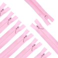 thumbnail image 1 of Renashed 45 cremalleras invisibles de nailon de 215 pulgadas para costura de alcantarillado a medida, manualidades especiales (rosa), 1 of 5