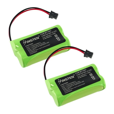 Insten 2-Pack Uniden BT-1007 BT-1015 Cordless Home Phone Replacement battery 1400 mAh