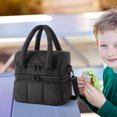 thumbnail image 5 of Daiosportswear Multi-functional Handheld Crossbody Lunch Cooler Bag, Insulated & Spacious Capacity, Easy to Clean, Stylish Design for Work, School, Picnics - Keep Food Fresh in Trendy Colors, 5 of 5