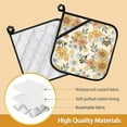 thumbnail image 3 of PRIYAL Vintage Mushrooms Leaves Pot Holder Set of 2,Heat Resistant Potholders Oven Hot Pads for Kitchen Cooking Baking BBQ, 3 of 14