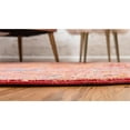 thumbnail image 4 of Unique Loom Alto Austin Rug Peach/Brown 5' 1" x 8' Rectangle Border Bohemian Perfect For Living Room Bed Room Dining Room Office, 4 of 7