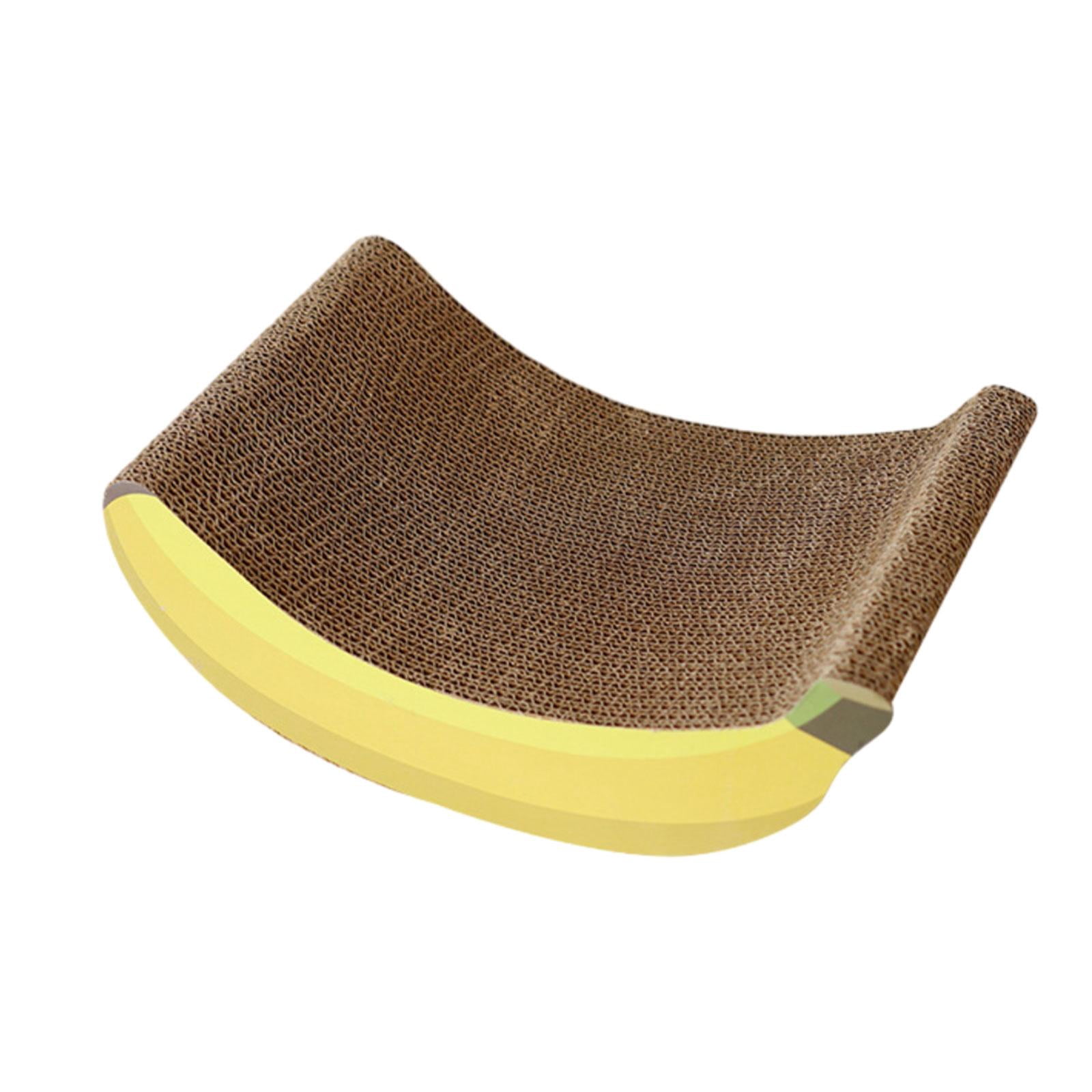 Bvdfgk Cat Cardboard Bed Cat Scratch Pad Corrugated Paper Furniture Protector Thickened Yellow S