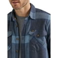 thumbnail image 5 of Wrangler® Men's and Big Men's Sherpa Lined Relaxed Fit Heavyweight Shirt Jacket, 5 of 6