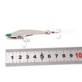 thumbnail image 2 of Accesorio de aparejos de anzuelo triple de pesca con cuchara de lentejuelas y cebo duro de Metal para agua salada (Plata-11g), 2 of 8