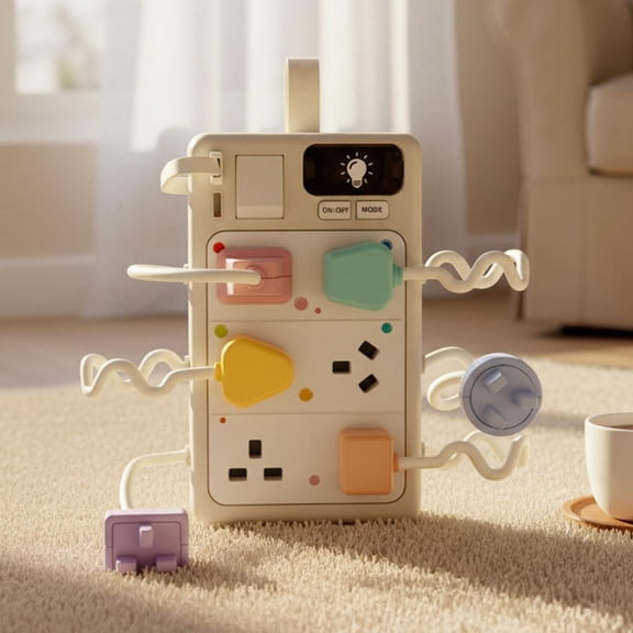 Juguete interactivo encaje formas para niños pequeños. Superficie lisa, portátil, para desarrollar la coordinación mano-ojo. Bordes redondeados. Estilo C