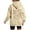 Khaki, variant on Bibifish Womens Hoodies Letter Graphic Hooded Sweatshirts Long Sleeve Loose Fit Casual Daily Outings Inspirational Stylish Pullover