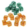 thumbnail image 1 of D6 Dados Numeral Dado de 6 Caras de Acrílico e 20 Unidades ( elección) y Verde Yotijar Juegos de rol Dados, 1 of 7