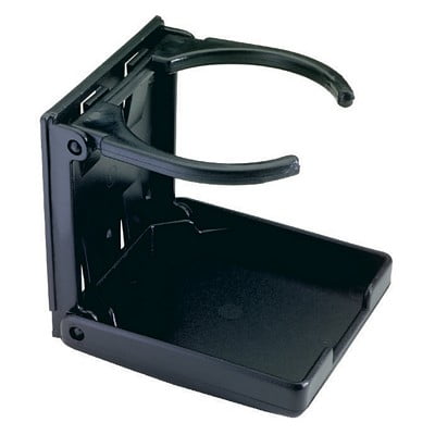 Drink Holder Ring - Attwood Fold-Up Drink Holder - Single Ring - Black