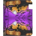 thumbnail image 3 of Halloween Ghost Owl Bat Castle Boo Purple Magnetic Magnetic Mailbox Cover Standard Size for Garden Yard Outdoor Decorations-18 x 20.8", 3 of 5