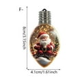 thumbnail image 2 of DIANWUDG Christmas Acrylic Keychain In Bottle Car Rearview Mirror Accessories Backpack Pendant, 2 of 3