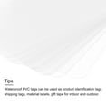 thumbnail image 4 of Uxcell Waterproof Eyelet Hole Plastic Shipping Tags,Outdoor Tags,30x50mm Clear 100pack, 4 of 5
