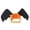 Orange, variant on Cats Puppy Dogs Clothing Black Bat Wing Halloween Party For Pet Decoration Clothes Pet Clothes Hangers for Closet Pet Clothes Hangers And Rack Pet Clothes for Large Dogs Male Pet Clothes Hangers