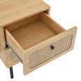 thumbnail image 5 of Nightstand Side End Table, Brown Oak, Wood, Bedroom Living, Modern Contemporary HB35724, 5 of 7