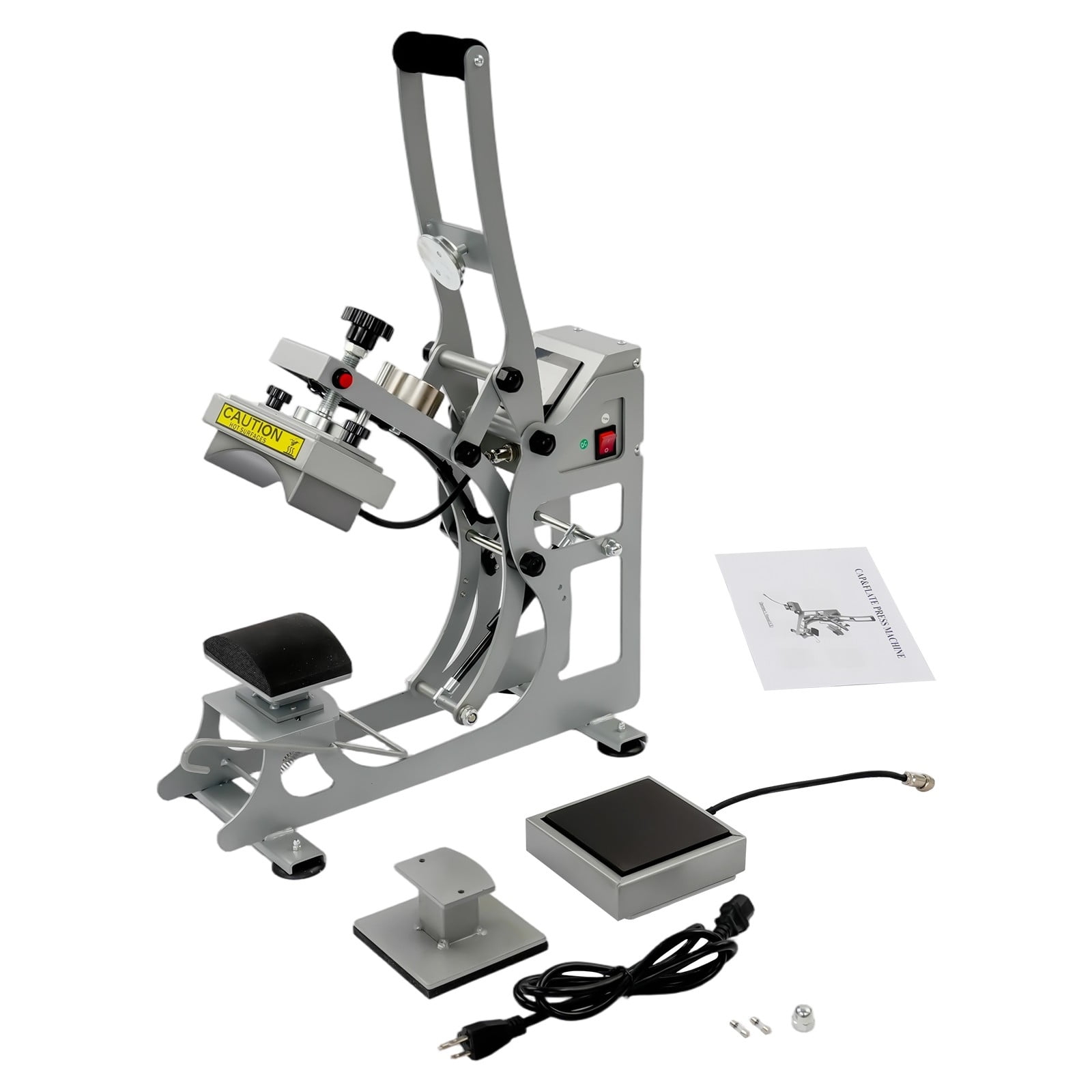 Cap Hat Heat Press Machine LED Display T-Shirt Mug Hat Transfer Sublimation Tool