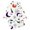 AA-#White211, variant on WOYY Girls Halloween Pajama Set Notch Collar Long Sleeve Shirt with Pants PJs, Sizes 3-14