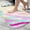 White-627, variant on Ultra Soft Absorbent Bath Mat 20x31.5 Inch Fluid Smoke Aurora Art Style, Dreamy Cloud Print