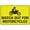 Warning Sign 4, variant on Tin Sign Watch Out For Motorcycles - 8"x12" - Safety Restriction Alert
