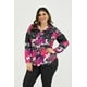 thumbnail image 5 of Sobre camisa sublimada Roman Fashion Fucsia 42 Tallas Extras, 5 of 7