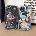 thumbnail image 2 of Samsung A14 A54 A34 A73 A53 A33 5G A71 A51 A72 A52 A23 A32 A31 A11 A10S A21S A13 A03S A03 A22 A13 5G M23 M31 One Piece Manga Character Sauron Domineering Pirate Green Fashion Case, 2 of 3