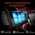 thumbnail image 6 of Oryxearth 3000W VE-5 Electric Dirt Bike for Teens & Adults, 40 Mph Off-Road E Dirt Bike with Dual Hydraulic Brakes and 48V Removable Battery, Red, 6 of 8
