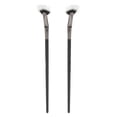 thumbnail image 1 of Fan Eyelash Brush, Firm Enhance Lower Lashes  Application Fan Mascara Brushes Double Layer Prevent Clumping 2pcs  For Home, 1 of 8