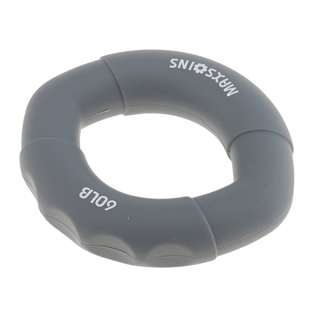 1 pieza de agarre de silicona para entrenamiento de fuerza ejercitador de antideslizante 60LB Gris (60 lbs) shamjiam Anillo de agarre de la mano