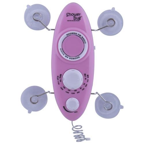 Sb02p Shower Bug Am/fm Radio Water Resis