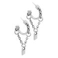thumbnail image 3 of MasteelfCA 1 Pair Girl Ear Studs Creative Chain Lock Modeling Ear Pendants Accessories, 3 of 8