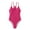 Hot Pink, variant on Elainilye Fashion Womens Swimsuits One Piece Sexy Solid Color Swimwear High Waist Swimwear Bathing Suit,Pink