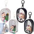 thumbnail image 1 of Estuche transparente DBYANAN para minifiguras con llavero, 1 of 6