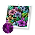 thumbnail image 1 of Fleurs Néon - Kit de Peinture Diamant Premium, 1 of 5