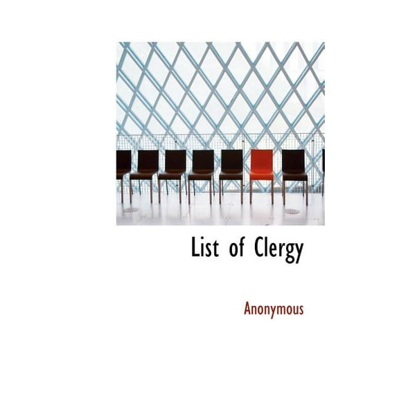 List of Clergy (Hardcover)
