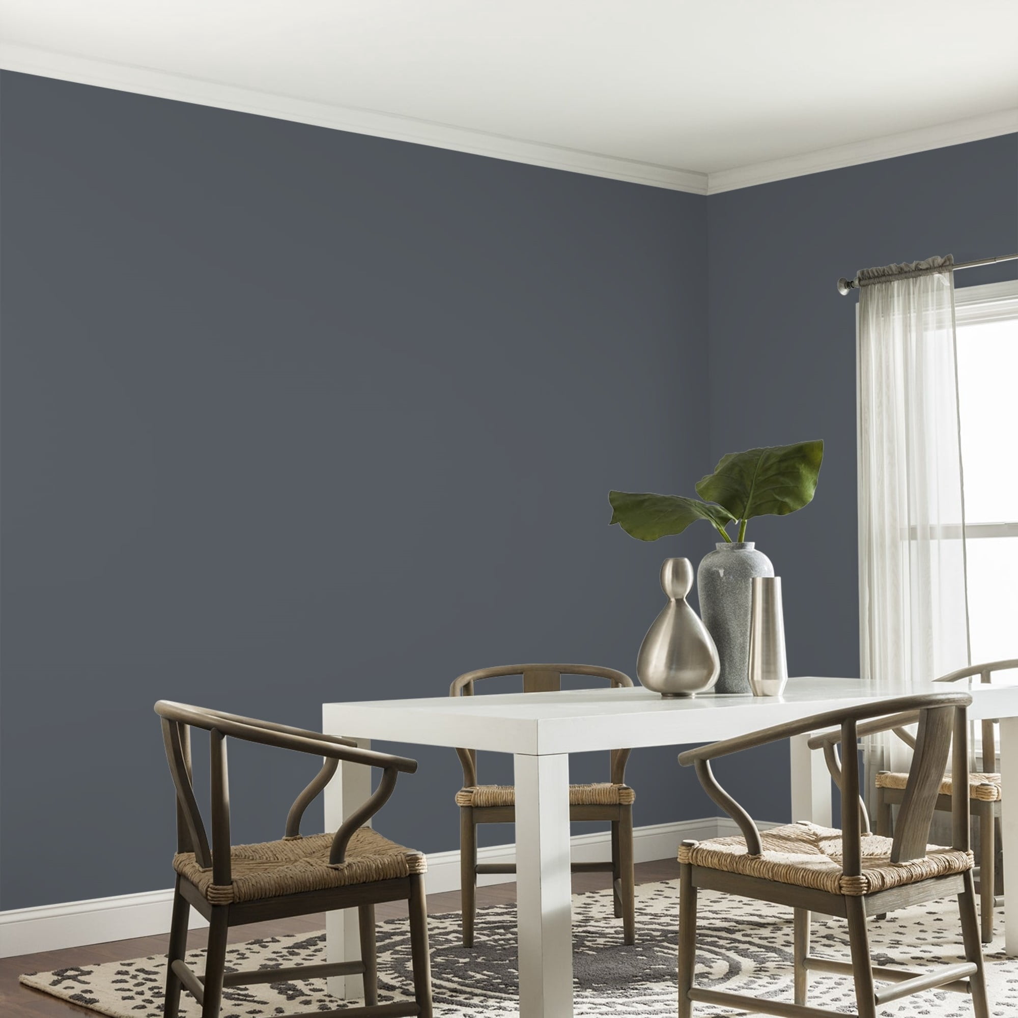 Glidden HEP Moody Sky Interior Paint + Primer Eggshell , 1 Quart