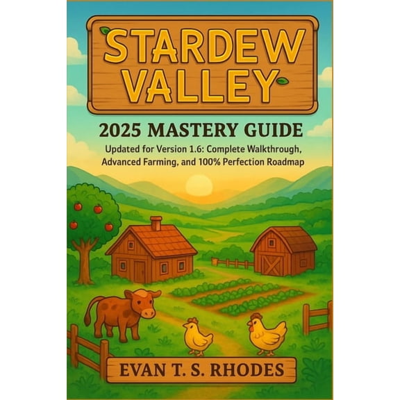 Stardew Valley 2025 Mastery Guide: Updated for Version 1.6: Complete Walkthrough, Advanced Farming, and 100% Perfection , (Paperback)