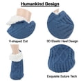 thumbnail image 5 of YUNOVA Slipper Socks for Women Men Girls, Fluffy Warm Socks Knitted Thick Fleece Lined Grippers Non Slip Socks Soft Cozy Winter Home House Bed Floor Slipper Socks, 5 of 7