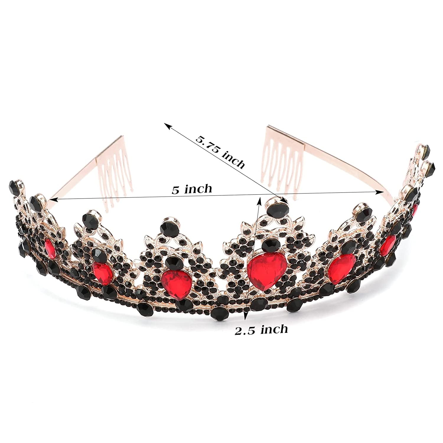  Parliky 4 Pcs Gothic Crowns For Women Tiara Cake